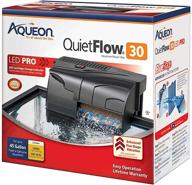 aqueon quietflow led pro aquarium power filter size 30 - efficient filtration for clean & clear aquarium water logo