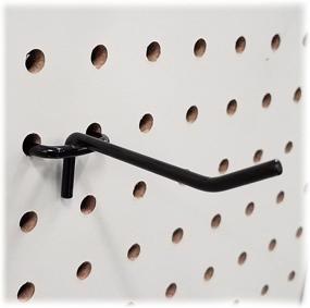 img 4 attached to Black Metal Pegboard Hooks Pack