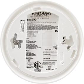 img 3 attached to 🔥 First Alert SCO500B: Wireless Interconnected Photoelectric Smoke and Carbon Monoxide Combo Alarm with Voice and Location Detection
