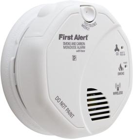 img 4 attached to 🔥 First Alert SCO500B: Wireless Interconnected Photoelectric Smoke and Carbon Monoxide Combo Alarm with Voice and Location Detection