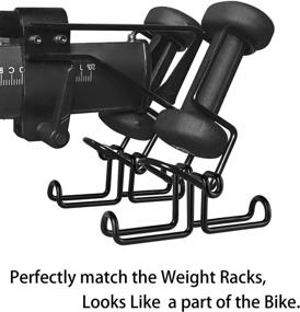 img 1 attached to 2-Pack Shoe Hanger Holder - Spin Bike Accessories for Peloton Bike (Not Compatible with Bike +) - Improve your Peloton Cycling Setup!