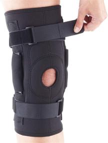 img 4 attached to 💪 Optimized Rite Aid Adjustable Straps Hinged Knee Brace - One Size Fits All, Pack of 1: Superior Knee Support and Pain Relief