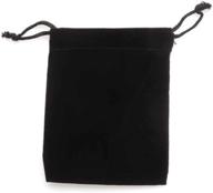 🎁 12-piece drawstring gift bags, 3 by 4-inch, black velvet - beadaholique logo