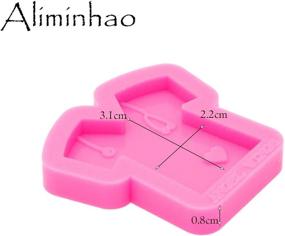 img 1 attached to Keychain Silicone Earrings Desserts Decoration Kitchen & Dining