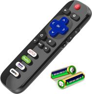 ewo's universal remote control: all-in-one replacement for tcl, hisense, onn, insignia, and roku tvs - netflix, hulu, espn+ buttons included logo