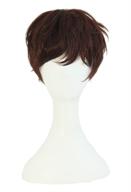 💁 парик mapofbeauty fashion women natural short curly wig (темно-коричневый) - стильное и модное парикмахерское изделие для шикарного внешнего вида. логотип