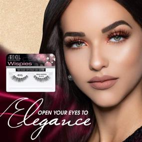 img 2 attached to 👀 Ardell Demi Wispies Black False Eyelashes - Pack of 4 Pairs