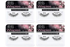 img 3 attached to 👀 Ardell Demi Wispies Black False Eyelashes - Pack of 4 Pairs