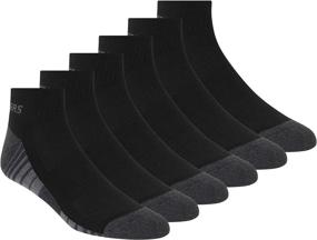 img 4 attached to Skechers Quarter Socks Black 10 13