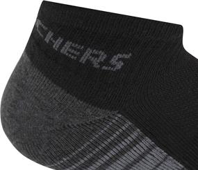 img 2 attached to Skechers Quarter Socks Black 10 13