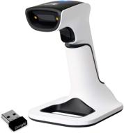 🔍 scanavenger wireless 1d&amp;2d bluetooth barcode scanner: 3-in-1 with stand for inventory management - cordless, rechargeable handheld scan gun, usb bar code/qr reader logo