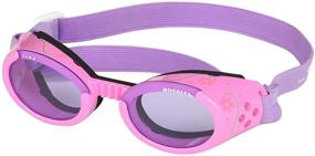 img 4 attached to 🕶️ DogglesILS Medium Dog Goggles with Lilac Flower Frame and Purple Lens