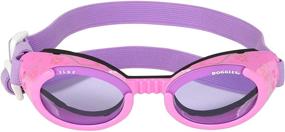 img 3 attached to 🕶️ DogglesILS Medium Dog Goggles with Lilac Flower Frame and Purple Lens