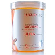 🍯 sugaring paste - organic hair removal for all body parts - medium 40 oz / 2.5 lbs - professional sugar wax hair remover - requires professional skills logo