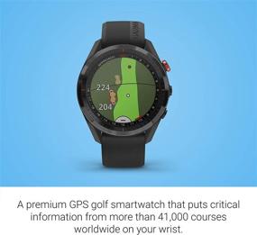 img 1 attached to 🌍 Garmin Approach S62 Bundle: Premium Golf GPS Watch, 3 CT10 Club Tracking Sensors, Virtual Caddie, Mapping, Full Color Screen - Black