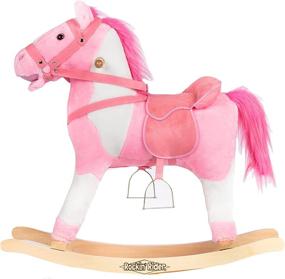 img 1 attached to 🐎 Rockin Rider Tulip Rocking Horse: Delightful Fun for Kids and Perfect Nursery Décor