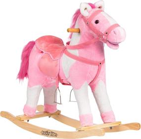 img 4 attached to 🐎 Rockin Rider Tulip Rocking Horse: Delightful Fun for Kids and Perfect Nursery Décor