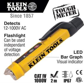 img 3 attached to ⚡️ Klein Tools NCVT-3 Voltage Tester: Dual Range Non-Contact Pen with AC Testing & Built-in Flashlight