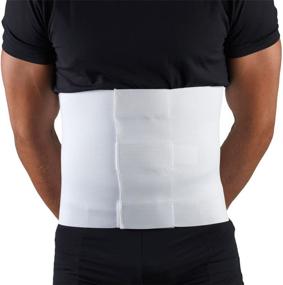 img 4 attached to 🔆 Large 10-Inch Elastic OTC Abdominal Binder with Chest and Rib Panel