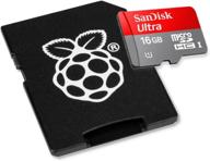 📷 optimized raspberry pi 16gb sd card preloaded with noobs logo