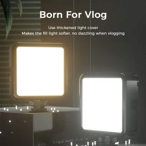 img 3 attached to 🎥 VIJIM LED Video Light VL81: Rechargeable On Camera Light with Cold Shoe and Bicolor Dimmable Panel for DSLR Camcorder Vlog - CRI95+