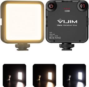 img 4 attached to 🎥 VIJIM LED Video Light VL81: Rechargeable On Camera Light with Cold Shoe and Bicolor Dimmable Panel for DSLR Camcorder Vlog - CRI95+