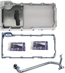 img 2 attached to 🔧 LOSTAR LS Swap Retrofit Oil Pan Kit for GM LS1 LS6 LS2 LS3 LS6 LSX 4.8L, 5.3L, 5.7L, 6.0L, 6.2L Engines (1955-1987)