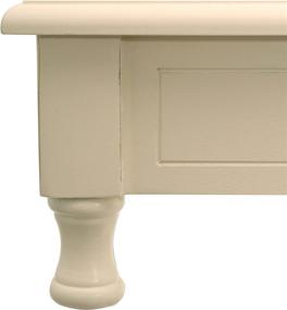 img 2 attached to 🪑 Antique White Décor Therapy Console Table - Dimensions: 28.25" W x 11.8" D x 28.25" H