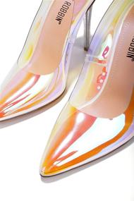 img 2 attached to 👠 Stunning Stiletto Pumps for Women - Cape Robbin Transparent Shoes