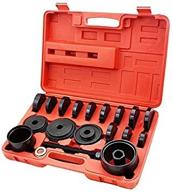 xtremepowerus 19 pc auto jumbo bearing race seal driver tool master set wheel axle: enhance precision and ease with this complete kit logo