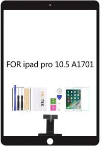 img 4 attached to 📱 SRJTEK iPad Pro 10.5 A1701 A1709 Touch Screen Replacement Kit - Touch Digitizer, Glass Repair Parts, Tempered Glass Included (Black)