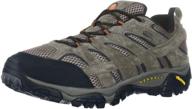 👟 мужская обувь merrell moab waterproof 11.5 цвета орех: прочность и спортивность логотип