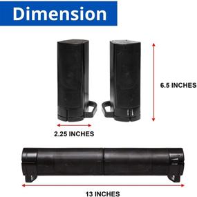 img 2 attached to 🔊 Enhance Your PC Audio Experience with the PC USB Powered Monitor Speaker Sound Bar: CL-SPK20037