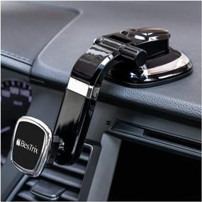 img 4 attached to 📱 Bestrix Magnetic Phone Holder for Car: Perfect Compatibility with iPhone 12, Galaxy S20, and More!