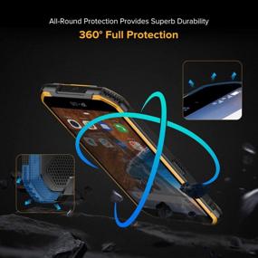 img 3 attached to 📱 Ulefone Armor X6 (2020) - Rugged Unlocked Smartphone, IP68 Waterproof Cell Phone, 5.0 inch Display, Android 9.0, 2GB+16GB, 4000mAh Battery, Global 3G Dual SIM, LED Light, Face ID, Compass + GPS, Shockproof (Orange)