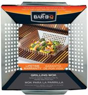 🌽 premium stainless steel vegetable grill basket - ideal for crispy vegetables, fish, and meats on the grill or bbq - convenient built-in handles - perfect for cookouts and camping logo