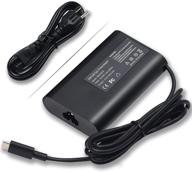 dell 65w type-c ac power adapter: compatible with latitude, xps 12/13 series logo