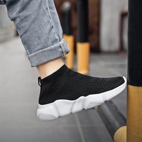 img 3 attached to 👟 Легкие спортивные кроссовки для мальчиков: Hetios удобные кеды с оптимальным комфортом