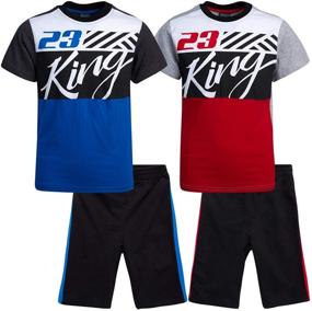 img 4 attached to 🩳 Boys' Quad Seven Shorts Clothing Set for Clothing Sets