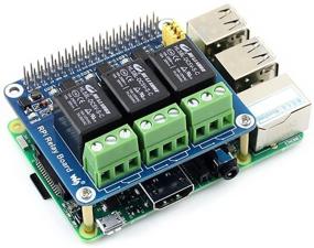 img 2 attached to ⚡ Waveshare Raspberry Pi Расширительный модуль реле питания - Три канала (3-х) для Raspberry Pi A+/B+/2B/3B/3B+/4B - Способен обрабатывать нагрузки до 250VAC/5A, 30VDC/5A