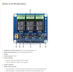 img 1 attached to ⚡ Waveshare Raspberry Pi Расширительный модуль реле питания - Три канала (3-х) для Raspberry Pi A+/B+/2B/3B/3B+/4B - Способен обрабатывать нагрузки до 250VAC/5A, 30VDC/5A