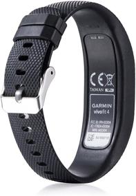 img 3 attached to Регулируемые ремешки для запястья для трекера Garmin vivofit 4 - Weinisite