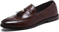 👞 stylish leoed formal tassels decorative loafers for a sophisticated look логотип