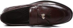 img 2 attached to 👞 Stylish Leoed Formal Tassels Decorative Loafers for a Sophisticated Look