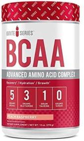 img 3 attached to 🍑 Ignite Series BCAA: Maximize Muscle Recovery with Peach Raspberry Flavor - 30 Servings Tub