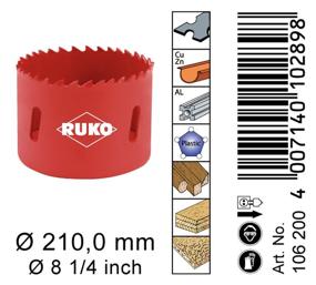 img 3 attached to RUKO 106200 Speed Steel Bi Metal: Unleashing the Ultimate Cutting Performance