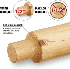 img 2 attached to 🪓 Lumberjack Tools TTR0500: Premium 1/2" Pro Log Tenon Cutter for Precise Woodworking