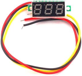 img 1 attached to 📏 ZkeeShop 5Pcs Mini Digital Voltmeter Mini 0.28 inch 3-Wire DC 0-100V Voltage Gauge Tester LED Display Reverse Protection Function (Red) for Enhanced SEO