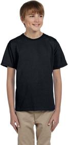 img 1 attached to 👕 Hanes Youth Short Sleeve ComfortBlend T-Shirt for Boys and Girls