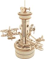 🚁 rokr mechanical aircraft birthday decoration: a captivating 3d puzzle and party décor логотип